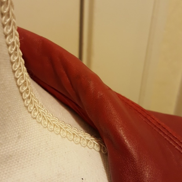 Red leather blazer by Tiboa Leathers. sz s - Picture 5 of 8